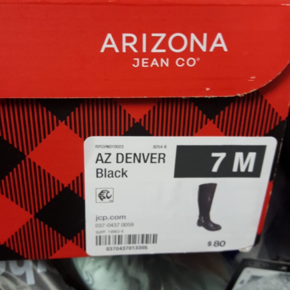 ❤️🌟 NIB womens Arizona Denver tall black boots sizes 7 & 7.5 ❤️🌟 - Picture 12 of 12